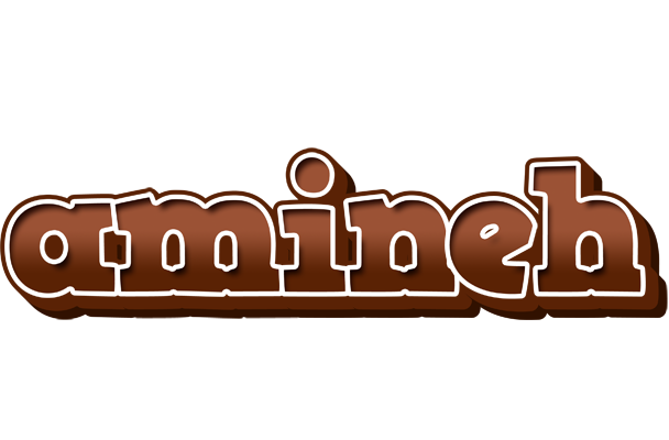 Amineh brownie logo