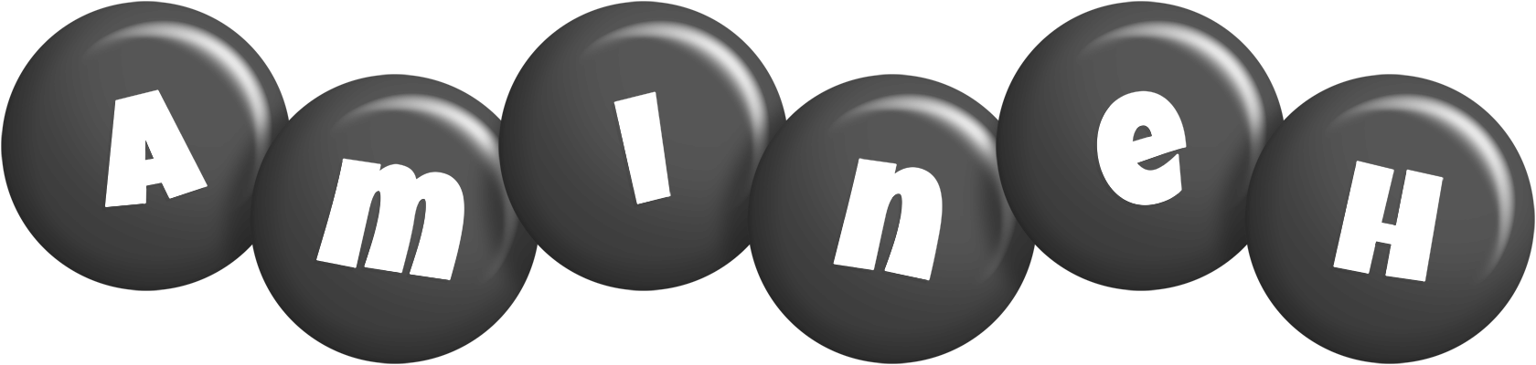 Amineh candy-black logo