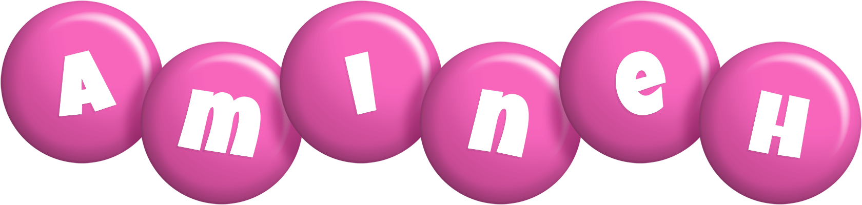 Amineh candy-pink logo