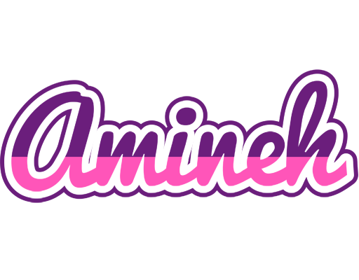 Amineh cheerful logo