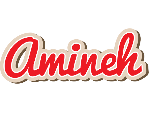 Amineh chocolate logo