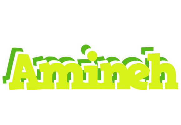 Amineh citrus logo
