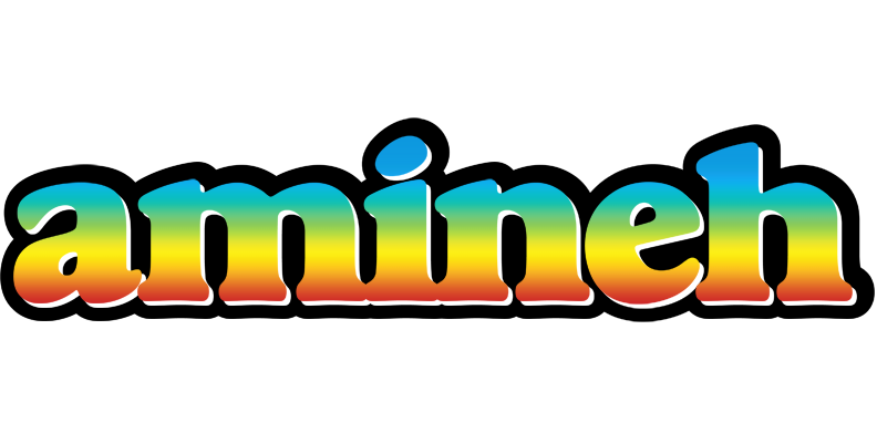 Amineh color logo