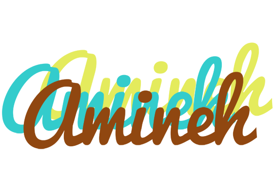 Amineh cupcake logo