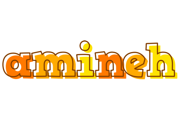 Amineh desert logo