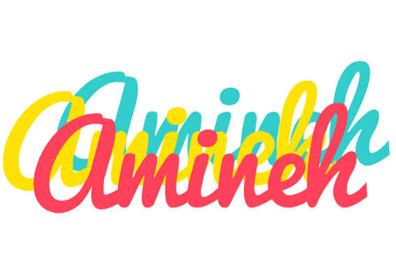 Amineh disco logo