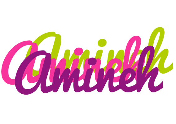 Amineh flowers logo