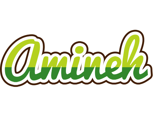 Amineh golfing logo