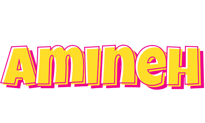 Amineh kaboom logo