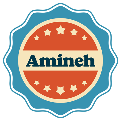 Amineh labels logo