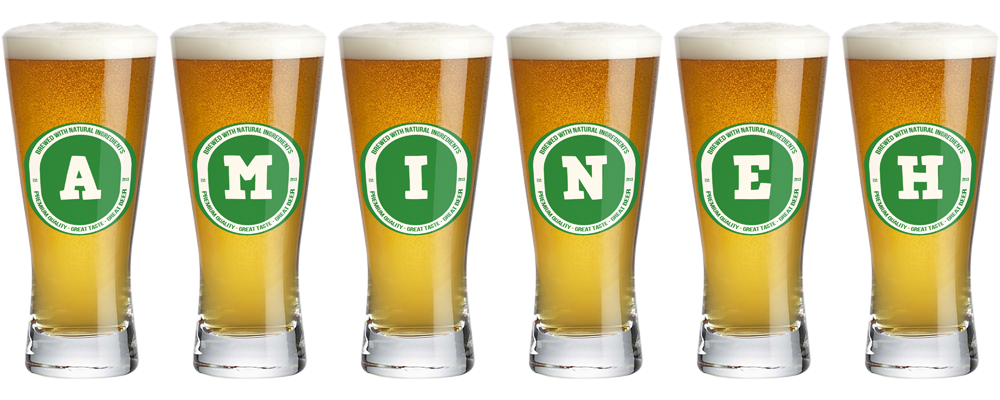 Amineh lager logo