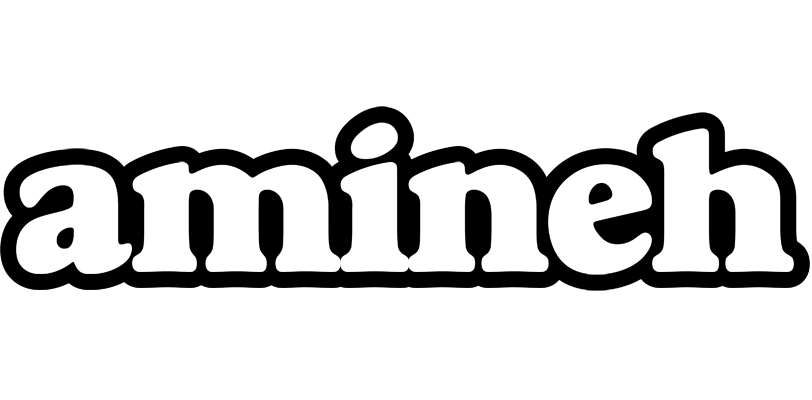 Amineh panda logo