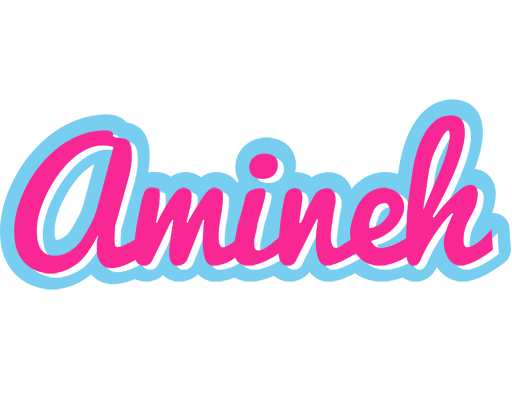 Amineh popstar logo