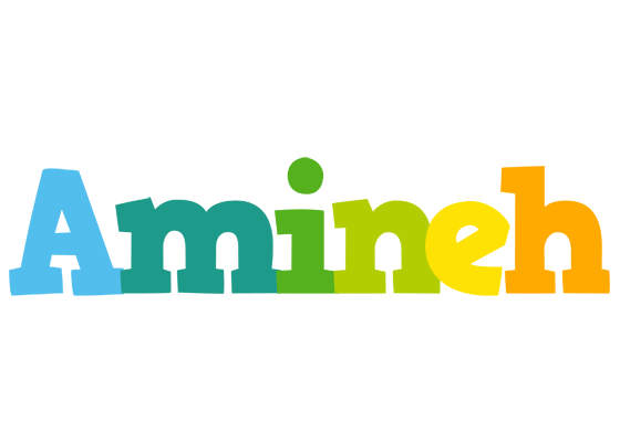 Amineh rainbows logo