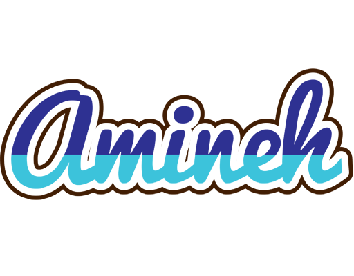 Amineh raining logo