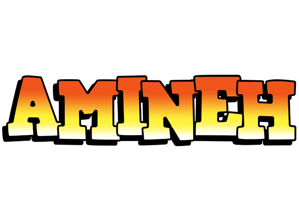 Amineh sunset logo