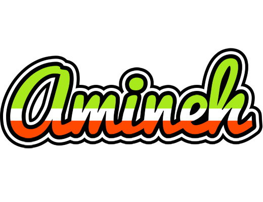 Amineh superfun logo