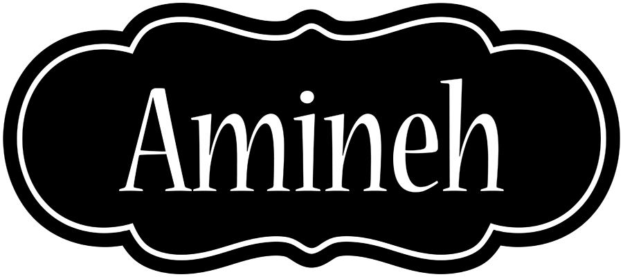 Amineh welcome logo