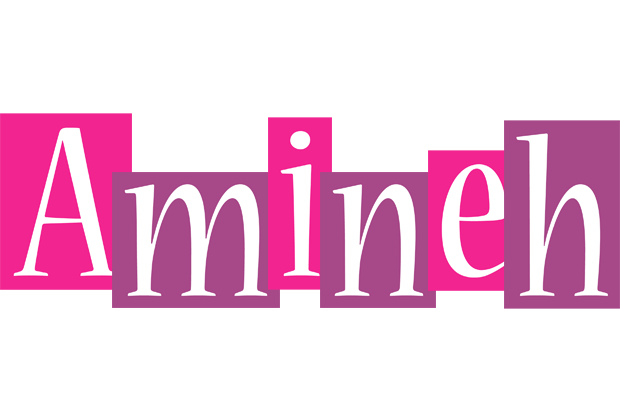 Amineh whine logo