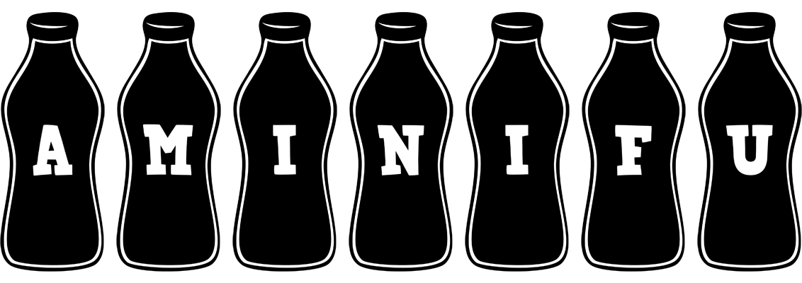Aminifu bottle logo