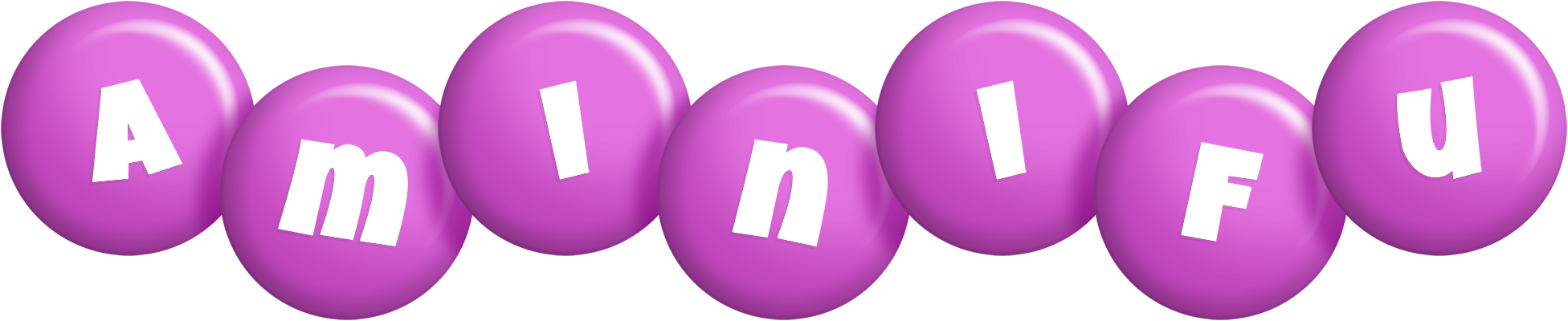 Aminifu candy-purple logo