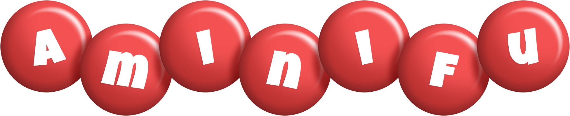Aminifu candy-red logo