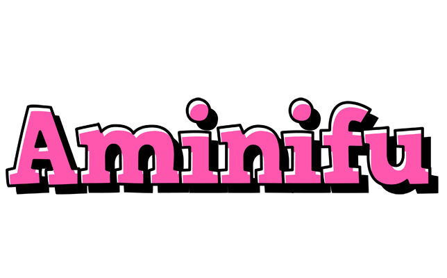 Aminifu girlish logo