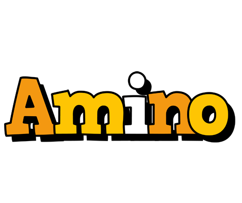 Amino cartoon logo
