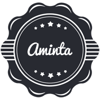 Aminta badge logo