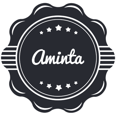 Aminta badge logo