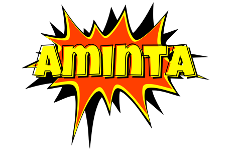 Aminta bazinga logo