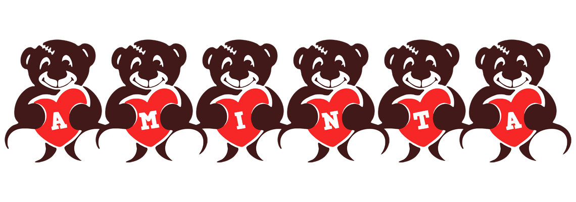 Aminta bear logo