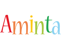 Aminta birthday logo