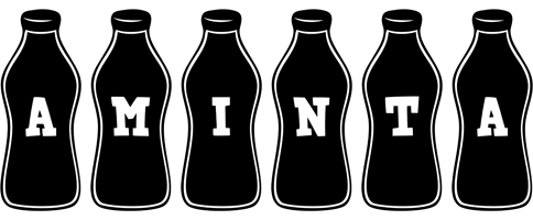 Aminta bottle logo