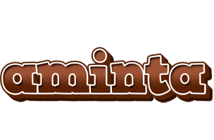 Aminta brownie logo