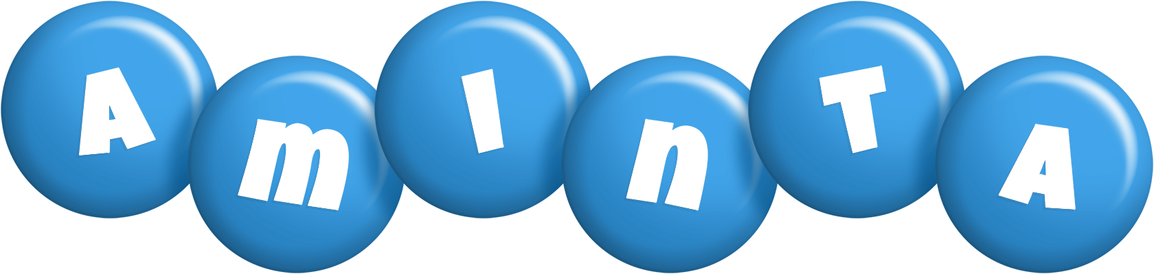 Aminta candy-blue logo