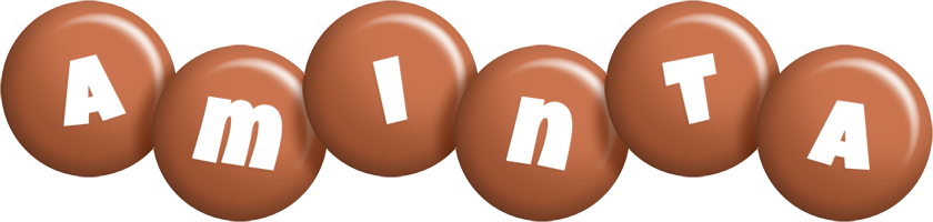 Aminta candy-brown logo