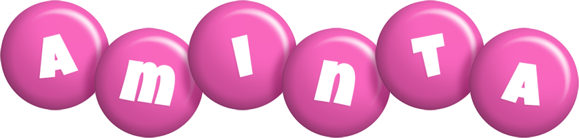 Aminta candy-pink logo