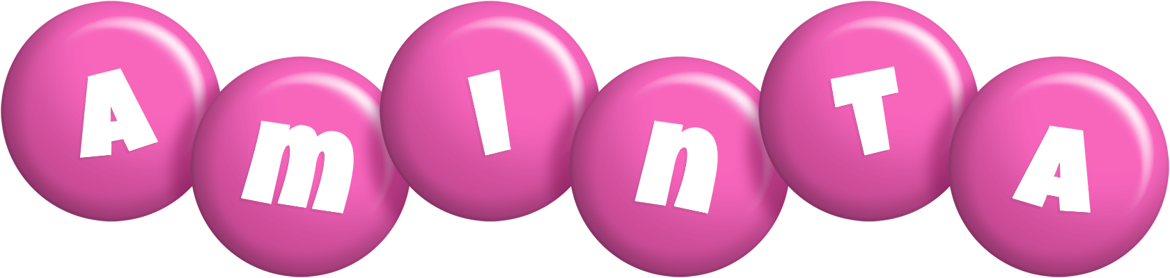 Aminta candy-pink logo