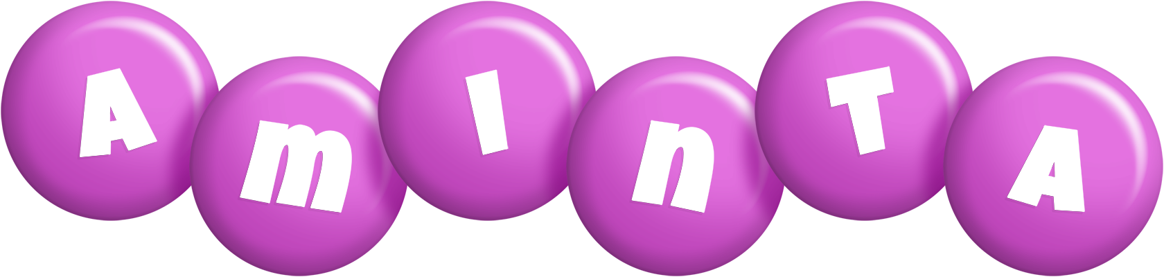 Aminta candy-purple logo