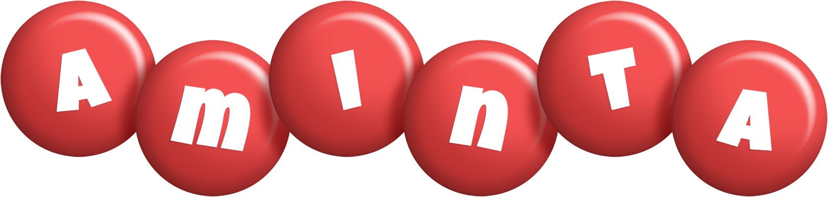 Aminta candy-red logo