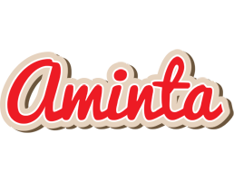 Aminta chocolate logo