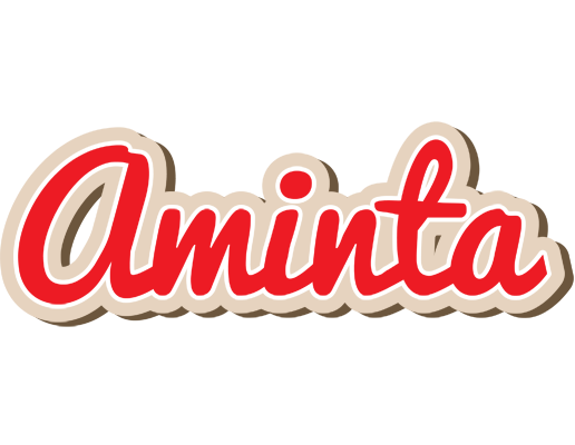Aminta chocolate logo