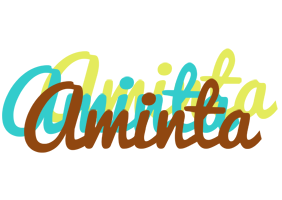 Aminta cupcake logo