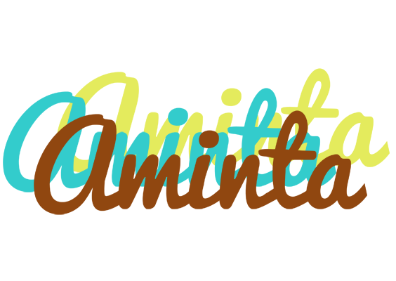 Aminta cupcake logo