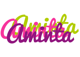 Aminta flowers logo