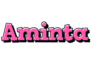 Aminta girlish logo