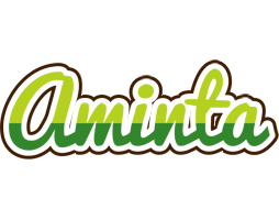 Aminta golfing logo