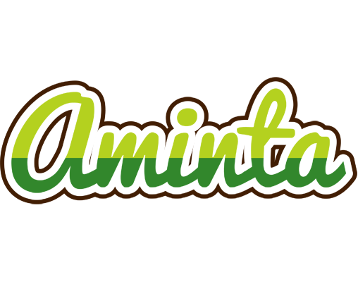 Aminta golfing logo