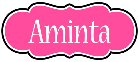 Aminta invitation logo